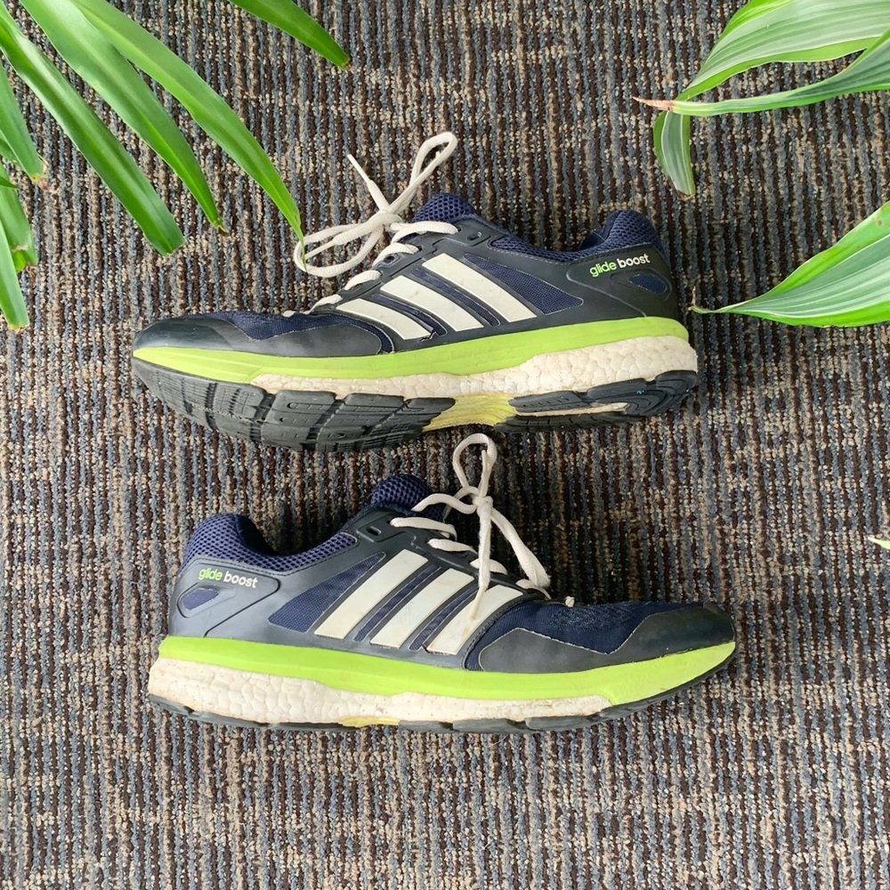 Adidas Supernova Ultra Boost Running Athletic Shoes Size Men’s 10.5 Blue Green